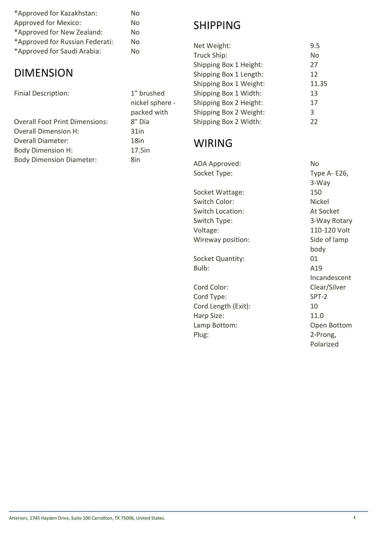 Arteriors Home Serena Lamp New Arrivals 8 Arteriors Home Serena Lamp New Arrivals