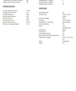 Arteriors Home Shae Pendant