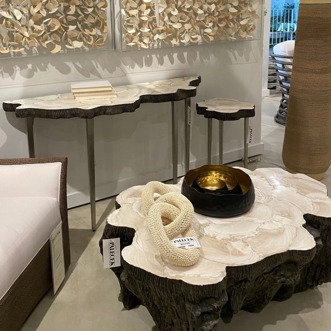 Palecek New Arrivals Madera Coco Bead Chain Links 5 Palecek New Arrivals Madera Coco Bead Chain Links