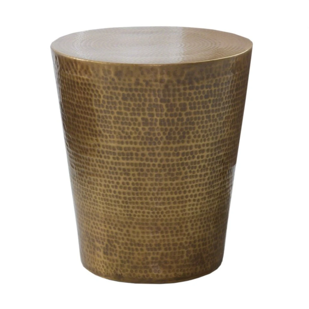 Studio A Izmir Hammered Side Table Antique Brass New Arrivals 3 Studio A Izmir Hammered Side Table Antique Brass New Arrivals