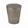 Studio A New Arrivals Izmir Hammered Side Table Antique Nickel 1 Studio A New Arrivals Izmir Hammered Side Table Antique Nickel
