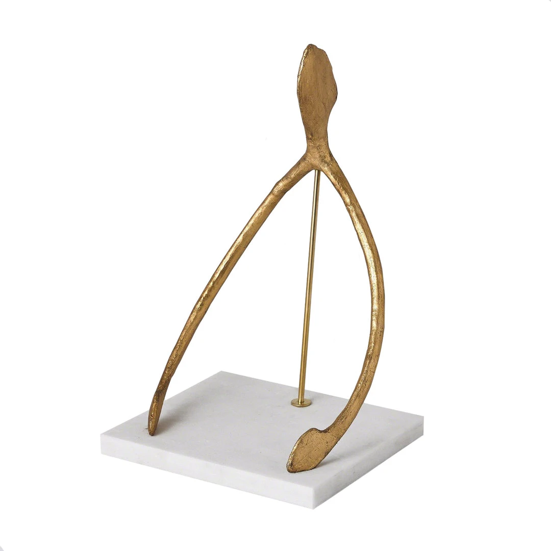 Studio A New Arrivals Wish Sculpture Gold Leaf 3 Studio A New Arrivals Wish Sculpture Gold Leaf