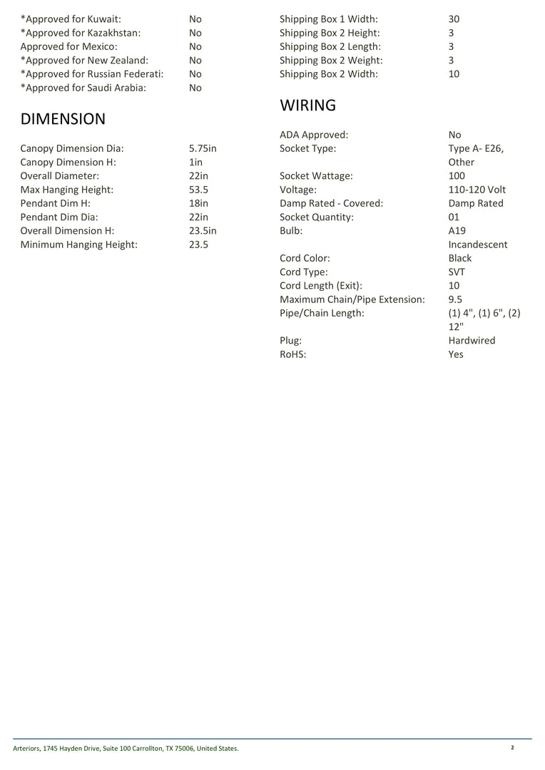 Arteriors Home New Arrivals Swami Small Pendant 8 Arteriors Home New Arrivals Swami Small Pendant