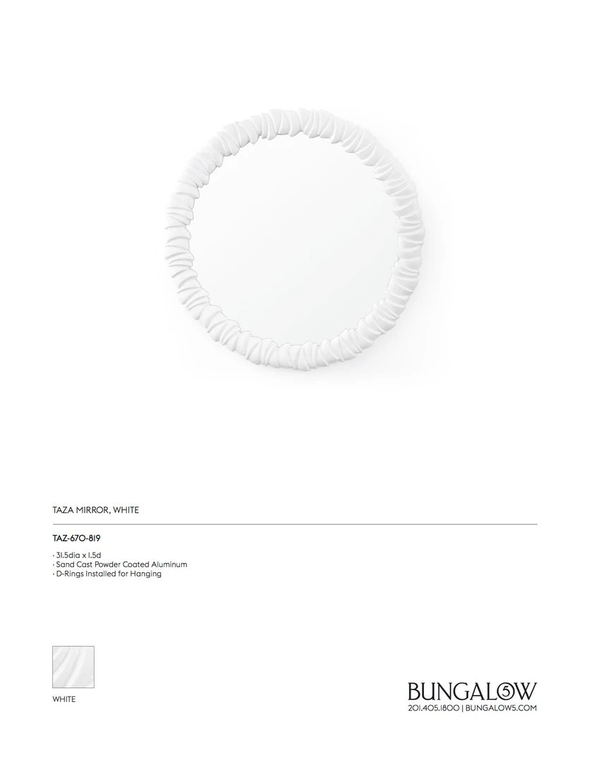 Bungalow 5 Taza Mirror 6 Bungalow 5 Taza Mirror