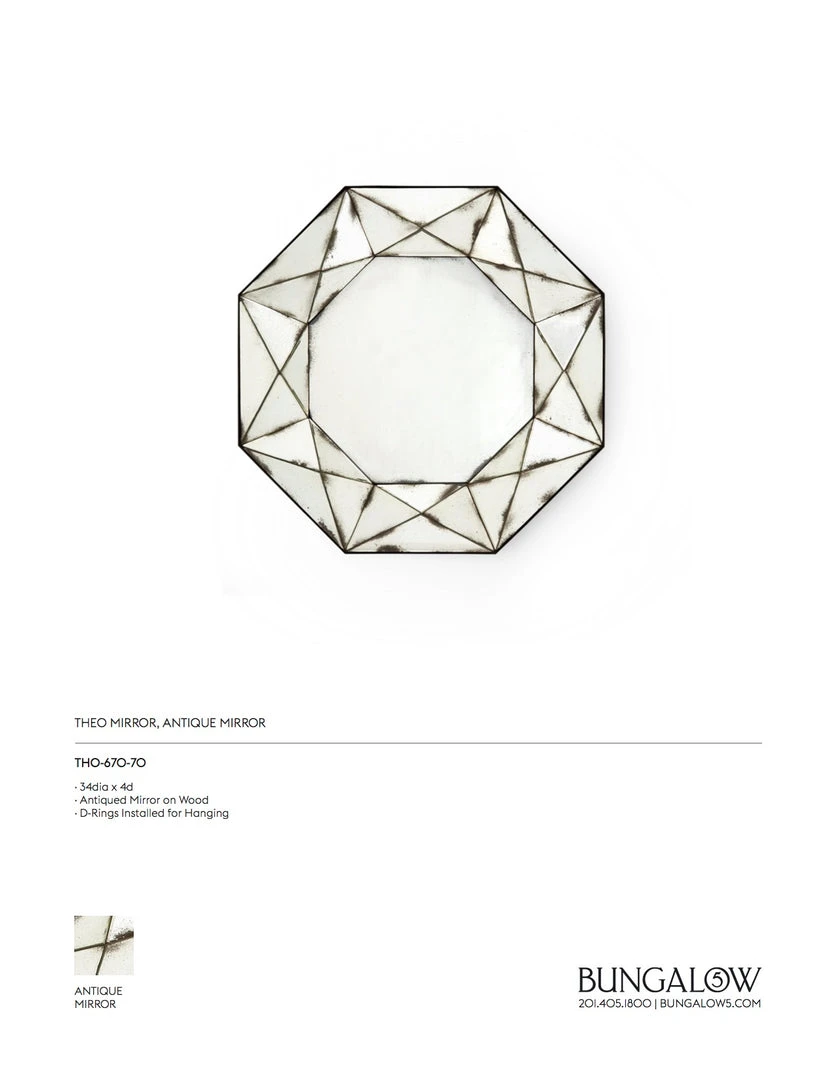 Bungalow 5 Theo Mirror New Arrivals 7 Bungalow 5 Theo Mirror New Arrivals