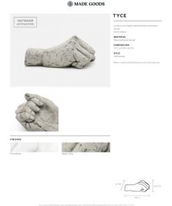 Made Goods Tyce Hand Object Rustic Gray 11 Made Goods Tyce Hand Object Rustic Gray