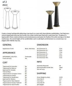 Arteriors Home New Arrivals Tenbrooke Candleholders Black Set Of Two 14 Arteriors Home New Arrivals Tenbrooke Candleholders Black Set Of Two