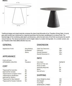 Arteriors Home Theodore Dining Table 14 Arteriors Home Theodore Dining Table