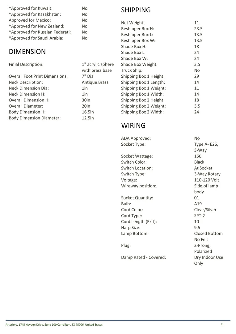 Arteriors Home Tiber Table Lamp New Arrivals 8 Arteriors Home Tiber Table Lamp New Arrivals