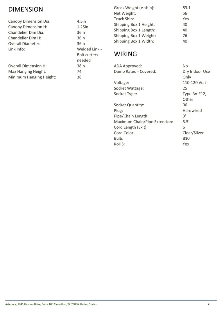 Arteriors Home Tilda Large Chandelier White New Arrivals 9 Arteriors Home Tilda Large Chandelier White New Arrivals