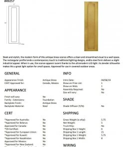 Arteriors Home New Arrivals Titus Sconce Antique Brass 16 Arteriors Home New Arrivals Titus Sconce Antique Brass