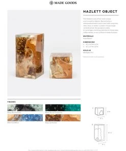 Made Goods Hazlett Object Amber Large Set Of Two New Arrivals 11 Made Goods Hazlett Object Amber Large Set Of Two New Arrivals