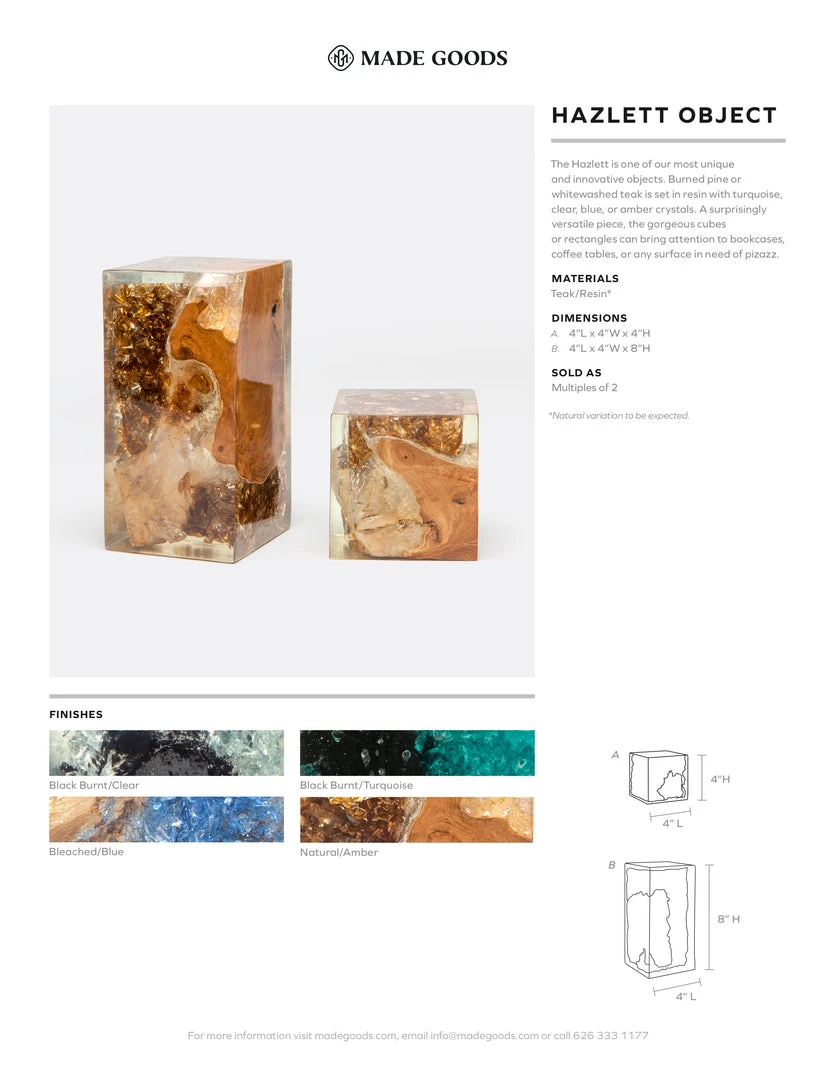 Made Goods New Arrivals Hazlett Object Amber Small Set Of Two 8 Made Goods New Arrivals Hazlett Object Amber Small Set Of Two