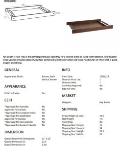 Arteriors Home Tract Tray 16 Arteriors Home Tract Tray