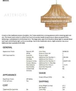 Arteriors Home Tulane Chandelier New Arrivals
