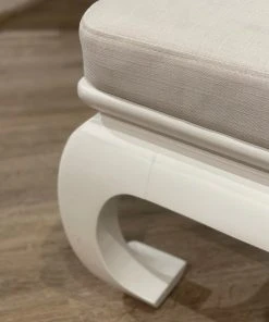 Worlds Away New Arrivals Ernest Bench White