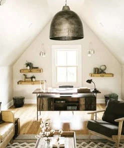 Currey And Company New Arrivals Earthshine Pendant Steel Large