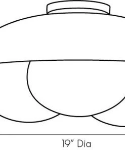 Arteriors Home Glaze Large Flushmount New Arrivals