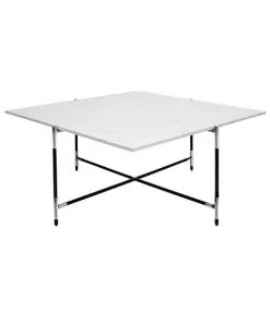 Worlds Away Zelda Coffee Table Marble And Nickel