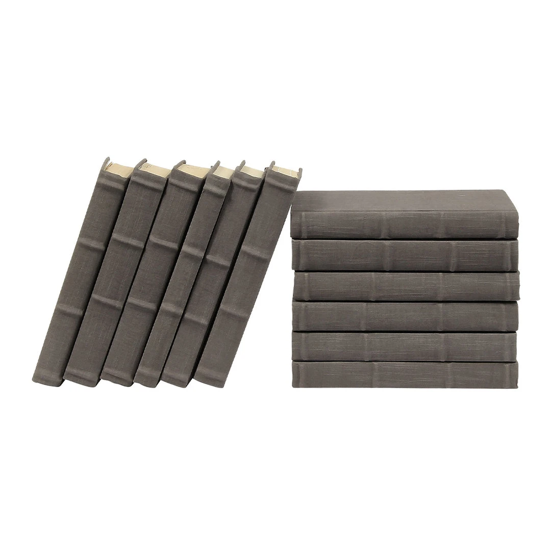 E Lawrence Linen Decorative Books In Charcoal Gray Set Of 12 New Arrivals 3 E Lawrence Linen Decorative Books In Charcoal Gray Set Of 12 New Arrivals