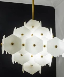 Jonathan Adler Vienna Small Chandelier Brass 8 Jonathan Adler Vienna Small Chandelier Brass