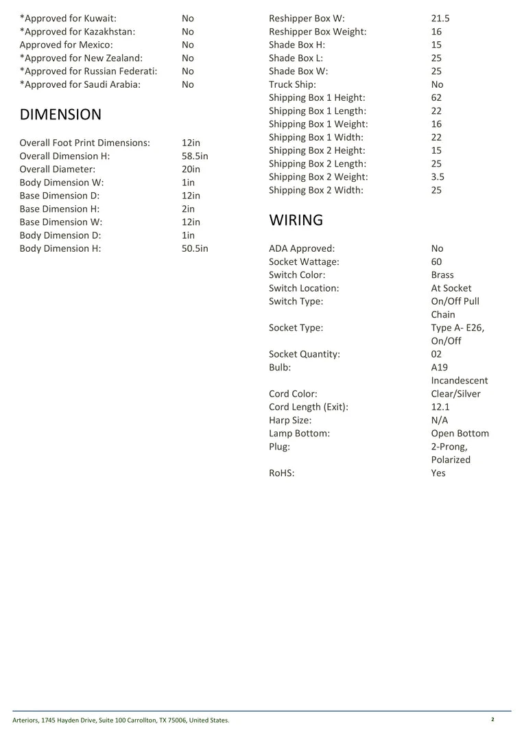 Arteriors Home Violetta Floor Lamp Matte Black 7 Arteriors Home Violetta Floor Lamp Matte Black