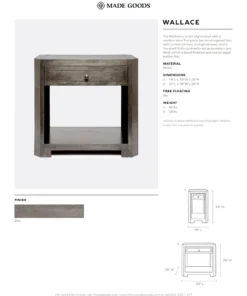 Made Goods Wallace Single Nightstand New Arrivals