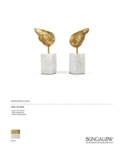 Bungalow 5 Wings Statue Gold 10 Bungalow 5 Wings Statue Gold
