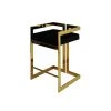 Worlds Away Emmett Counter Stool Brass And Black Velvet New Arrivals 2 Worlds Away Emmett Counter Stool Brass And Black Velvet New Arrivals