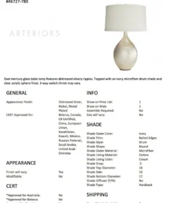 Arteriors Home Walter Table Lamp 10 Arteriors Home Walter Table Lamp