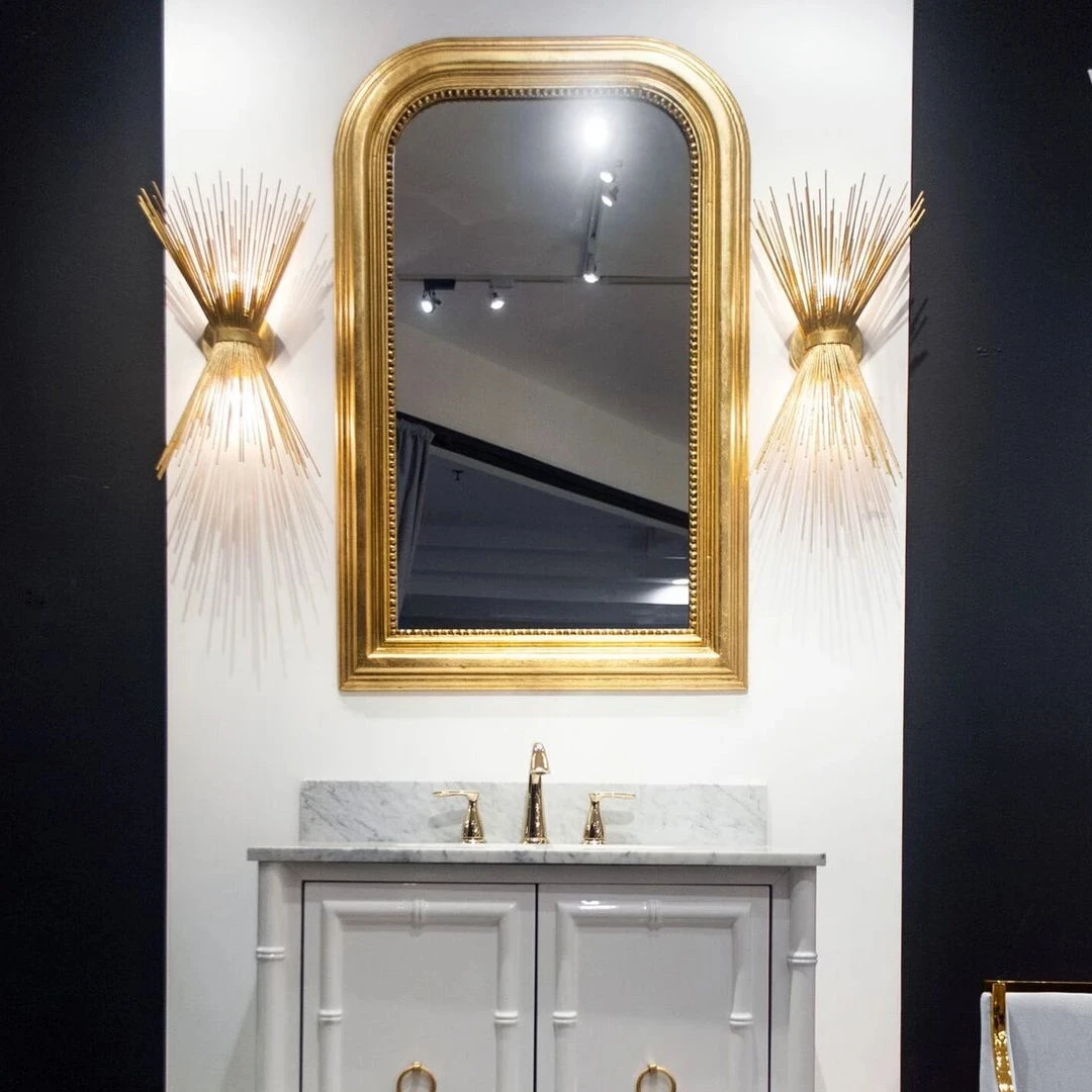 Worlds Away New Arrivals Waverly Mirror Gold Leaf 6 Worlds Away New Arrivals Waverly Mirror Gold Leaf