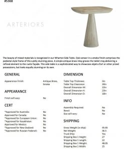 Arteriors Home New Arrivals Wharton Side Table