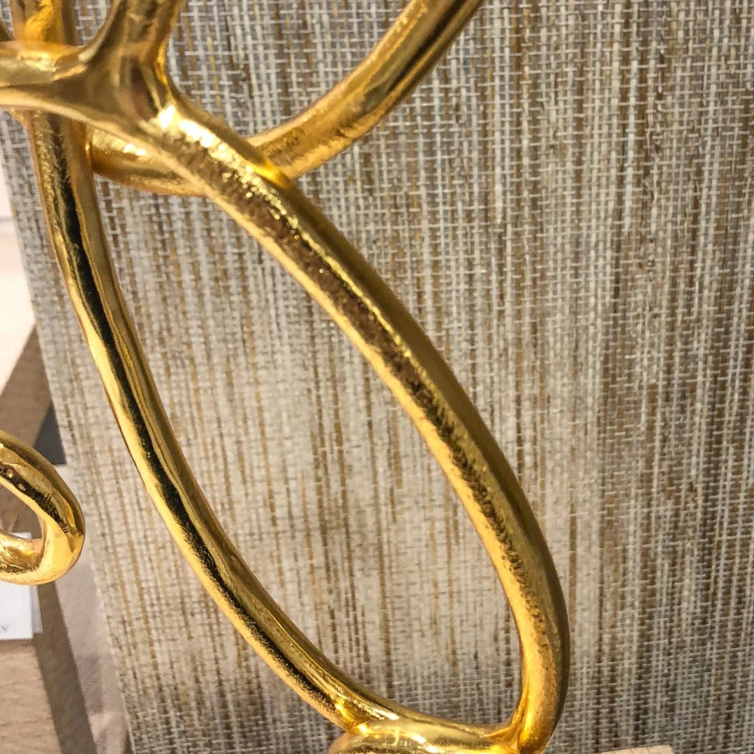 Worlds Away Anton Sculpture Gold 5 Worlds Away Anton Sculpture Gold