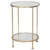 Worlds Away Chico Side Table Gold Leaf New Arrivals