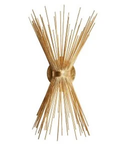 Worlds Away Cornell Wall Sconce Gold