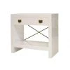Worlds Away Dalton Nightstand White Lacquer 2 Worlds Away Dalton Nightstand White Lacquer