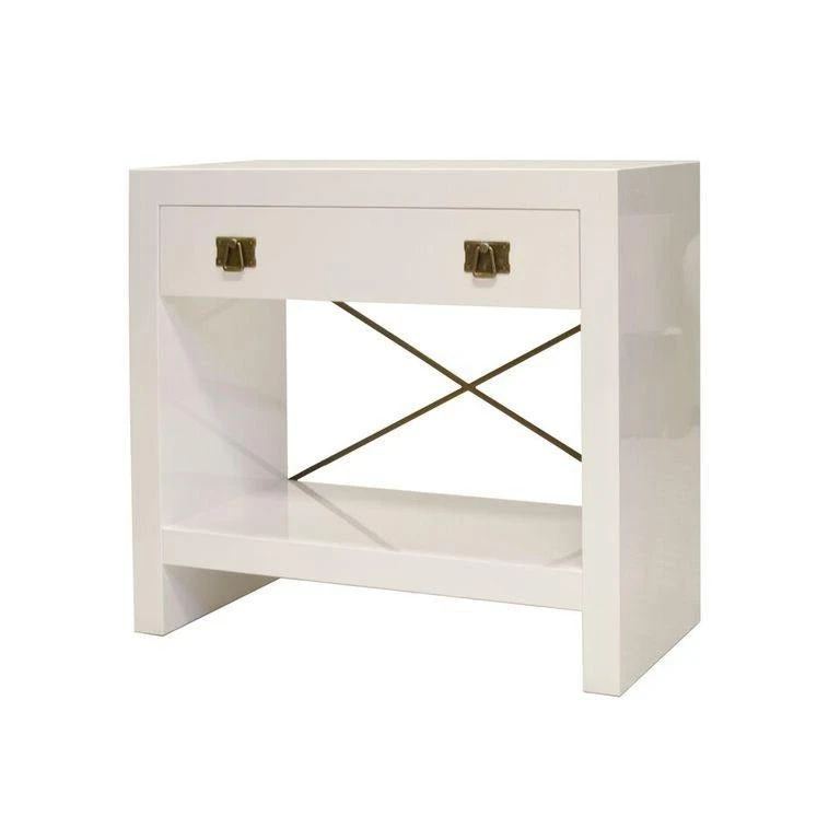 Worlds Away Dalton Nightstand White Lacquer 3 Worlds Away Dalton Nightstand White Lacquer