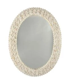 Worlds Away New Arrivals Heather Oval Wall Mirror