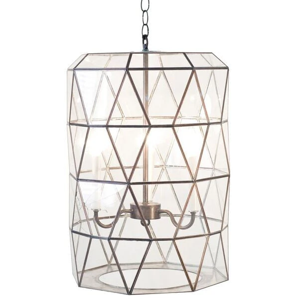 Worlds Away New Arrivals Moderna Lantern Faceted Glass 3 Worlds Away New Arrivals Moderna Lantern Faceted Glass