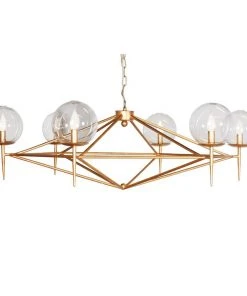 Worlds Away New Arrivals Rowan Chandelier Gold