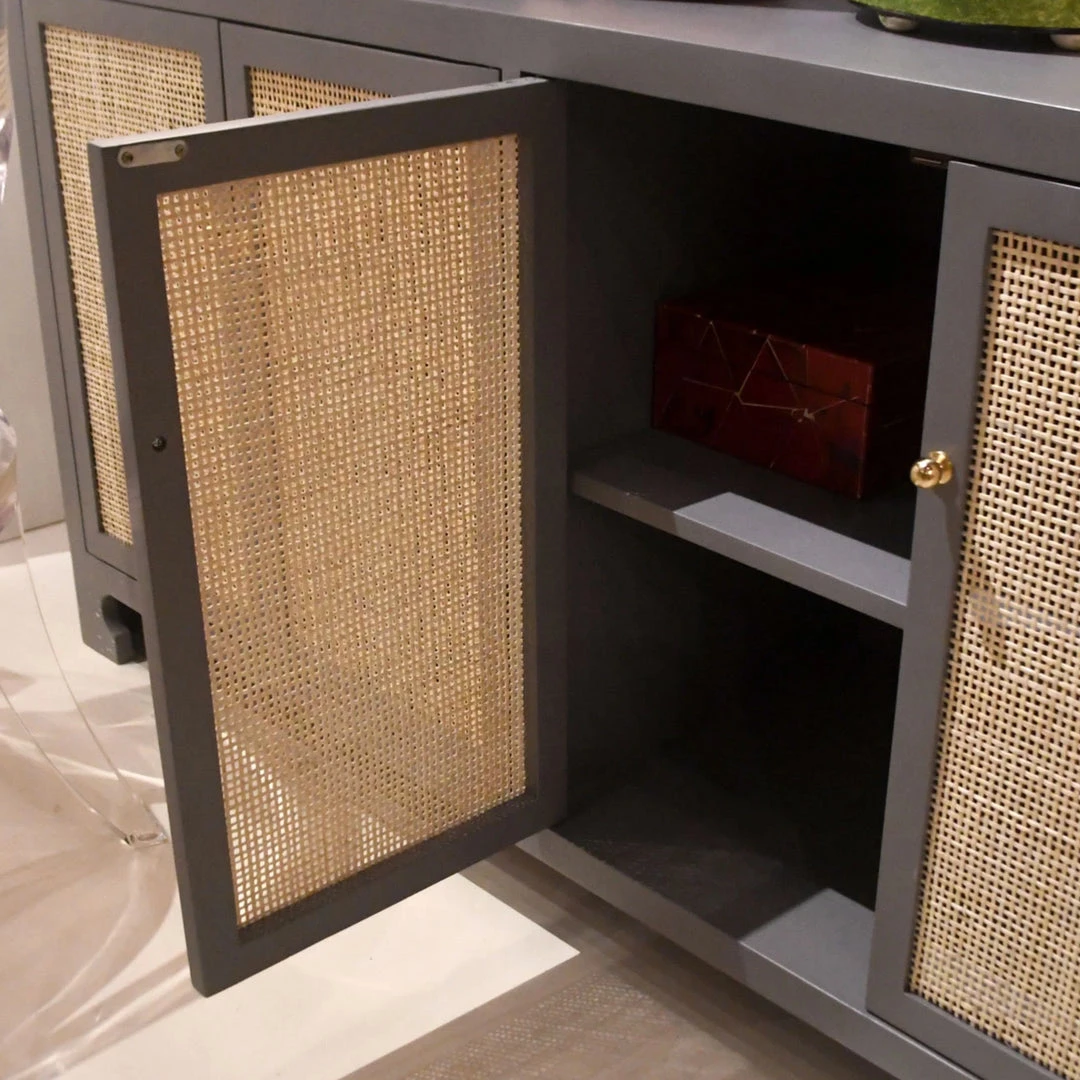 Worlds Away New Arrivals Sofia Cabinet Gray Lacquer 5 Worlds Away New Arrivals Sofia Cabinet Gray Lacquer