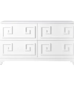 Worlds Away Werstler Dresser White Lacquer New Arrivals