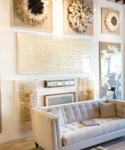 Natural Curiosities Cartier Hearts Gold Large Framed Artwork New Arrivals