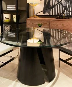 Worlds Away Portia Dining Table Black Powder Coat 7 Worlds Away Portia Dining Table Black Powder Coat