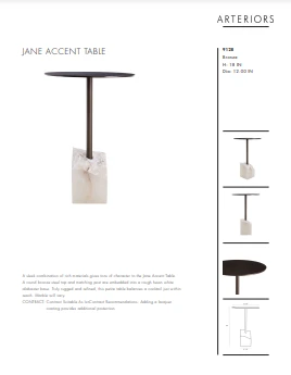 Arteriors Home Jane Accent Table New Arrivals 9 Arteriors Home Jane Accent Table New Arrivals