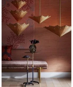 Arteriors Home Addison Short Accent Table Navy Leather New Arrivals