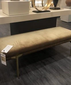 Arteriors Home Andrea Rectangular Bench Harvest Velvet