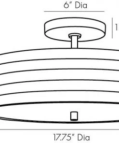 Arteriors Home Anna Semi Flush Mount 8 Arteriors Home Anna Semi Flush Mount