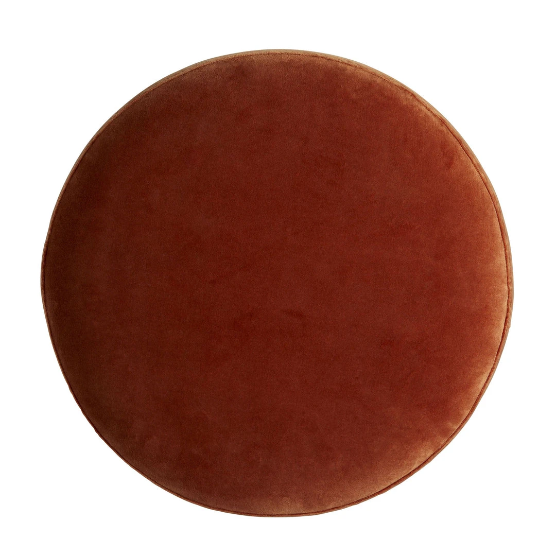 Arteriors Home Avalon Ottoman Persimmon Velvet Arteriors Home Avalon Ottoman Persimmon Velvet