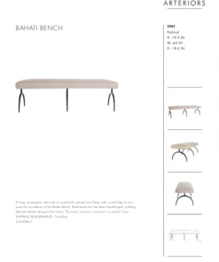 Arteriors Home Bahati Bench 21 Arteriors Home Bahati Bench